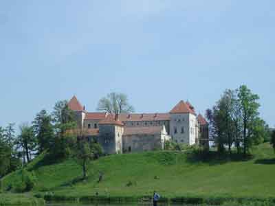 Svirzhsky castle in Lviv Ukraine - Свіржський замок Львів